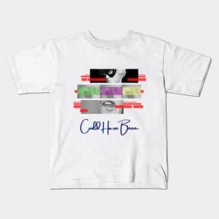 Vaporwave Sculpture Aesthetic Split Art Kids T-Shirt